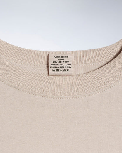 The Crew Neck Tee – Organic Cotton - Bascora