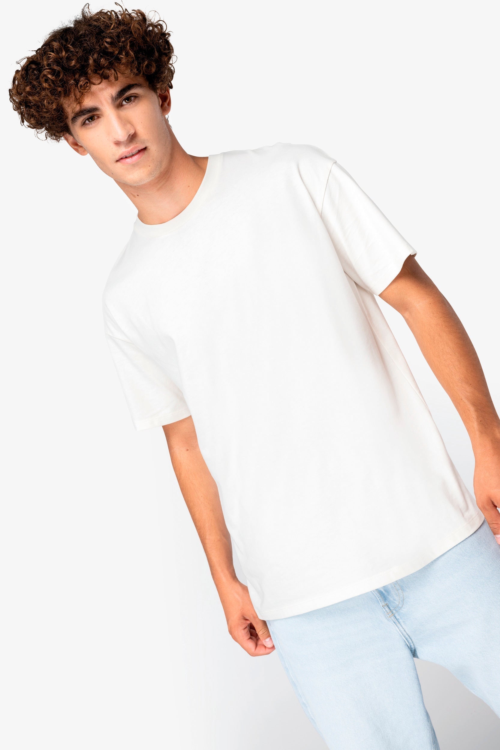 The Dropped Shoulder Tee – Unisex Organic Cotton - Bascora