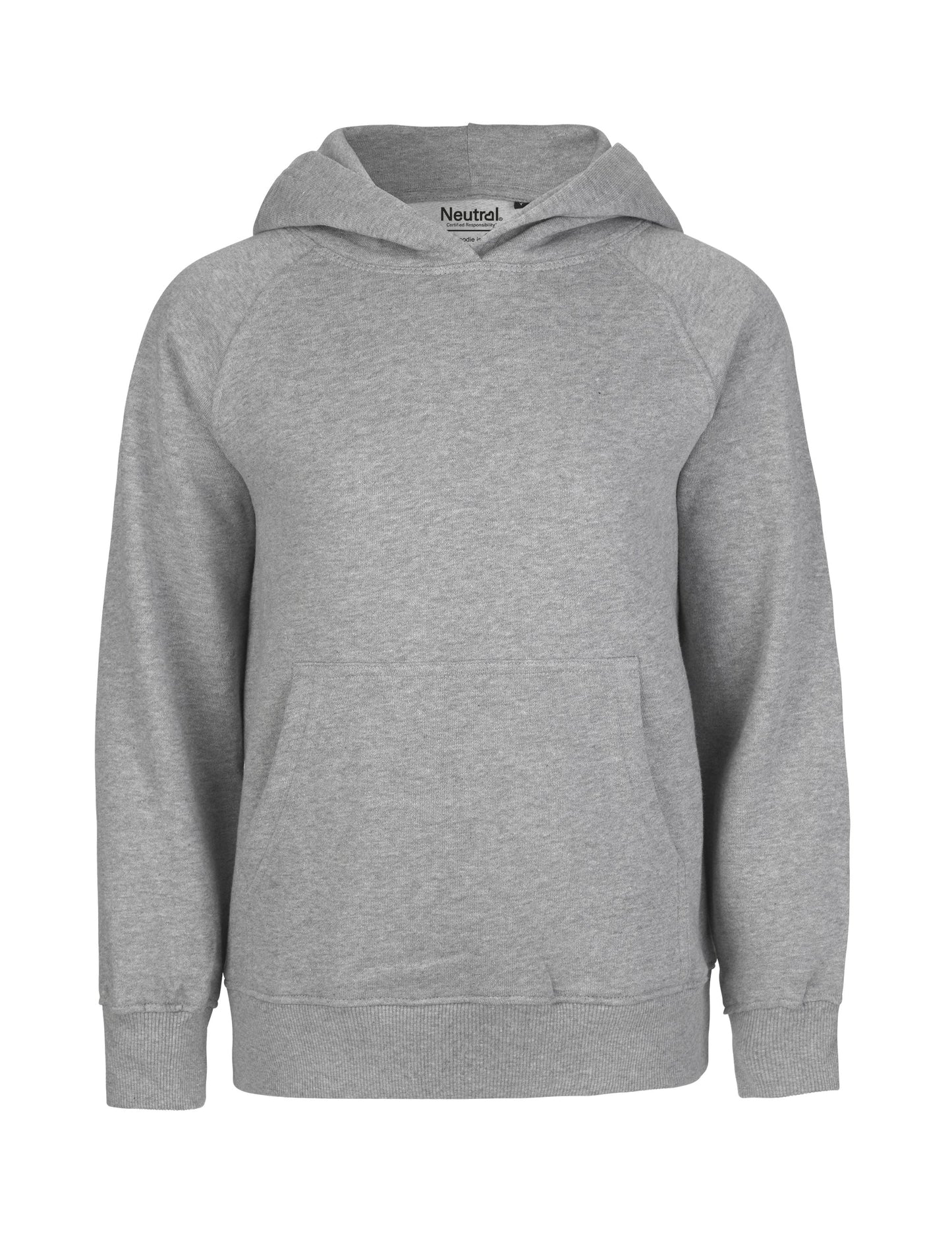 grey Fairtrade Organic Kids Hoodie – Sustainable Kids Hoodie