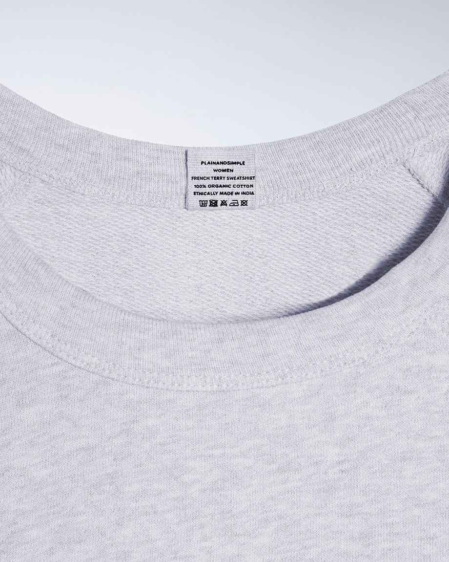 The French Terry Sweatshirt – Women's Organic Cotton - Bascora