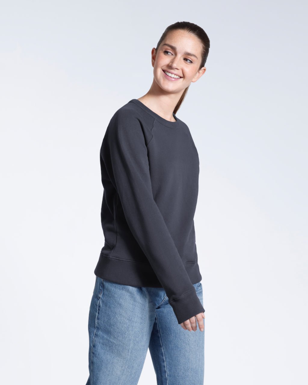 The French Terry Sweatshirt – Women's Organic Cotton - Bascora