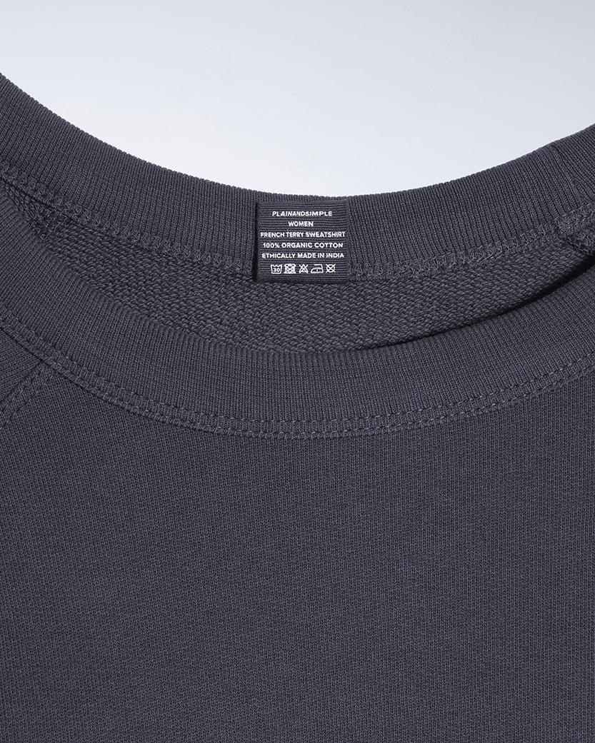 The French Terry Sweatshirt – Women's Organic Cotton - Bascora