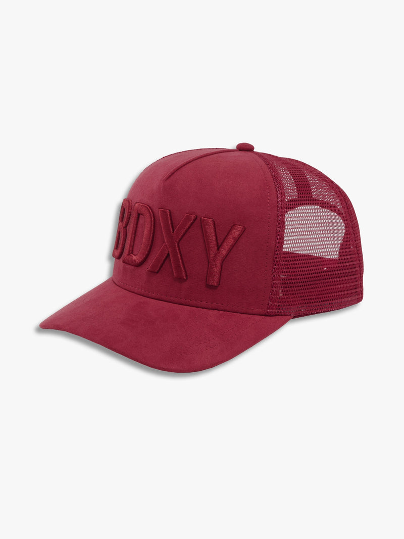 The Gaffer Trucker Cap | Burgundy - Bascora
