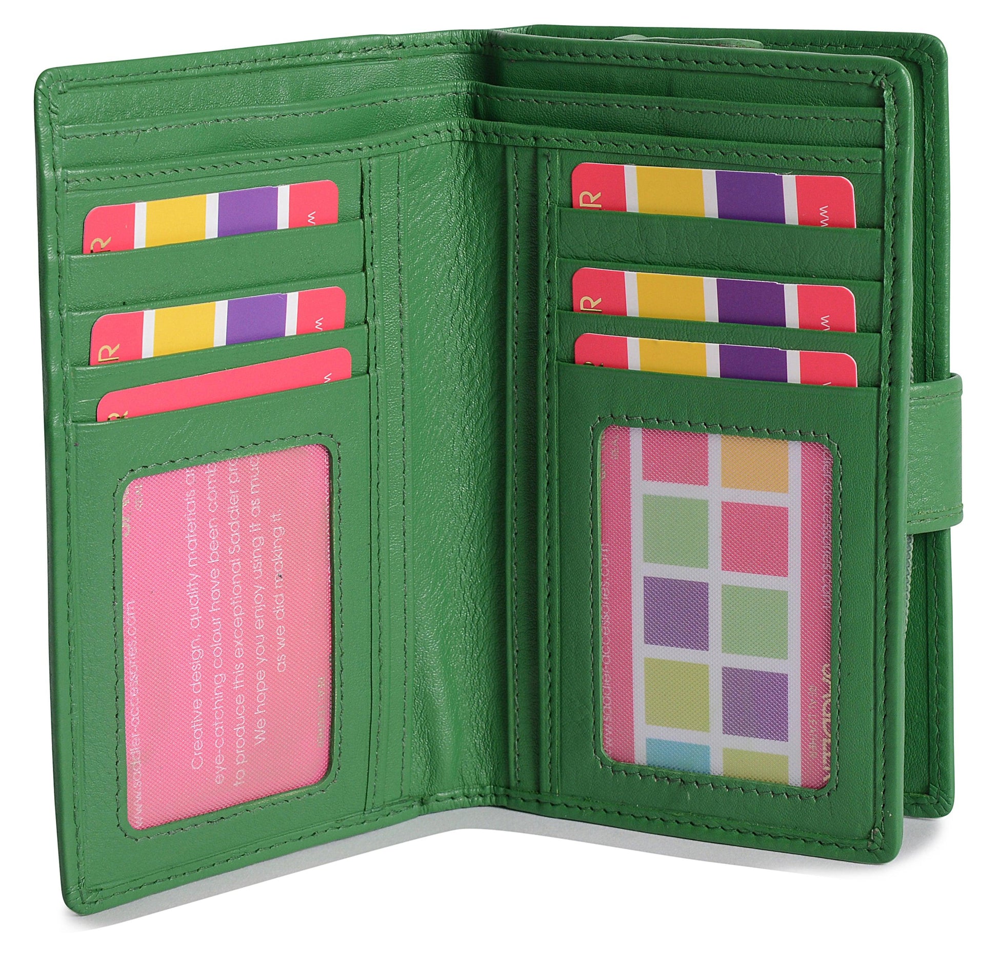 The Holly RFID Leather Wallet by Saddler - Bascora