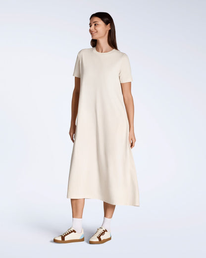 The Long Line T-Shirt Dress – Organic Cotton - Bascora