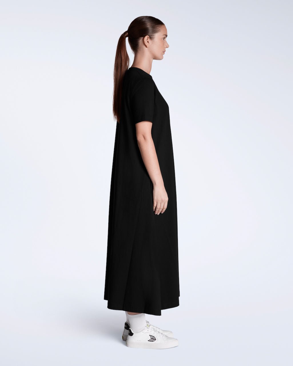 The Long Line T-Shirt Dress – Organic Cotton - Bascora