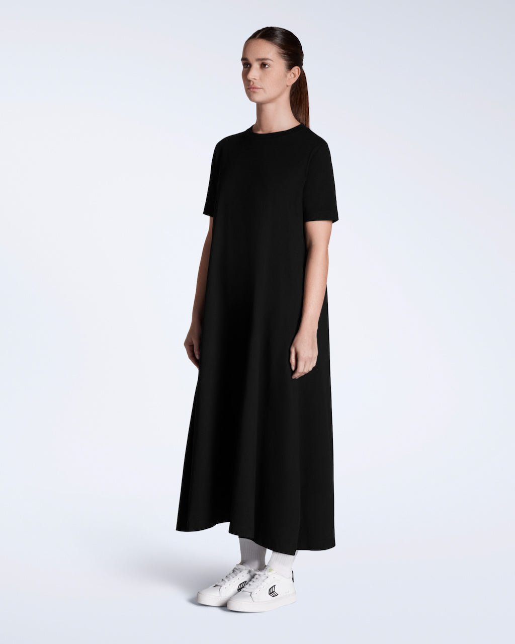 The Long Line T-Shirt Dress – Organic Cotton - Bascora
