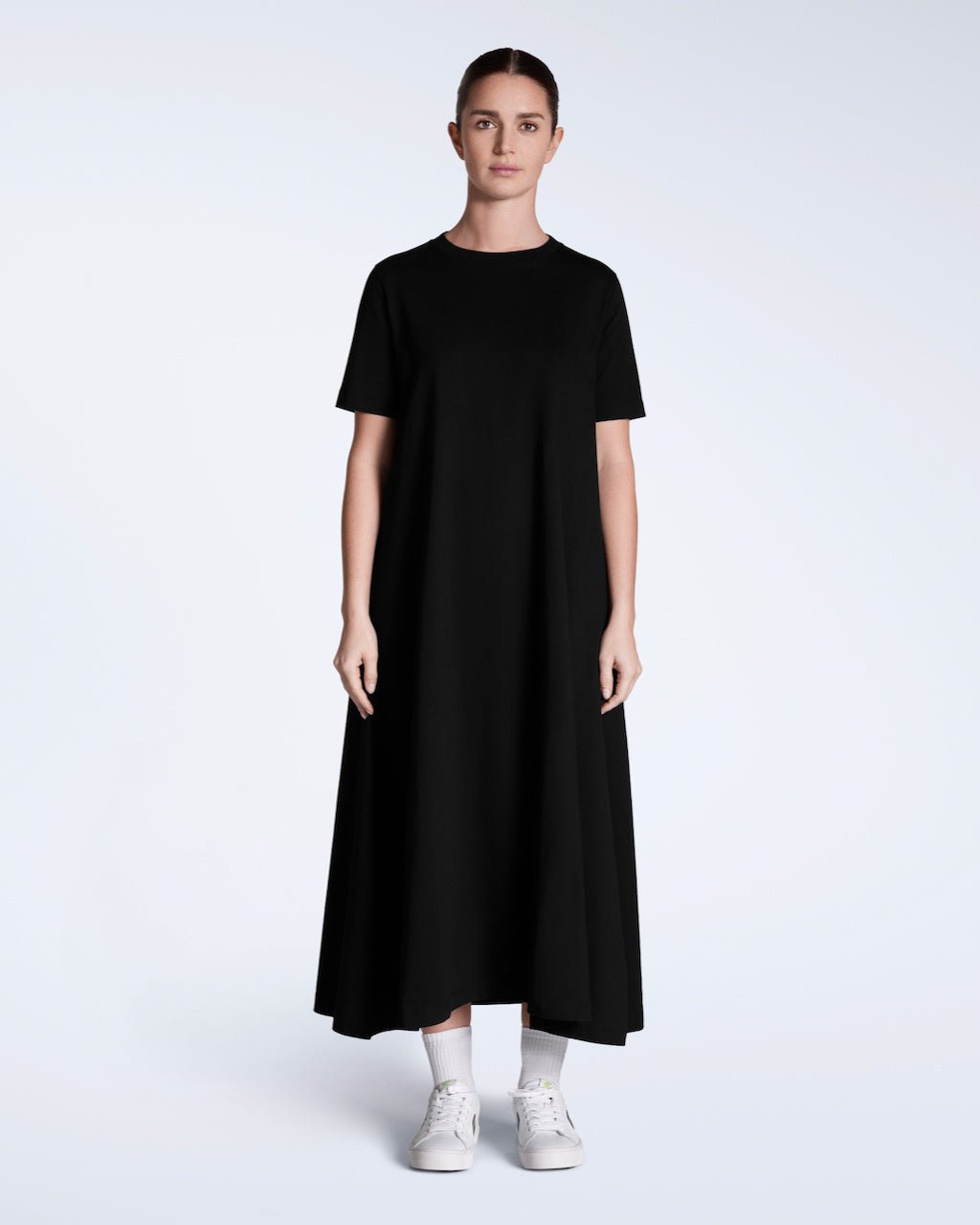 The Long Line T-Shirt Dress – Organic Cotton - Bascora