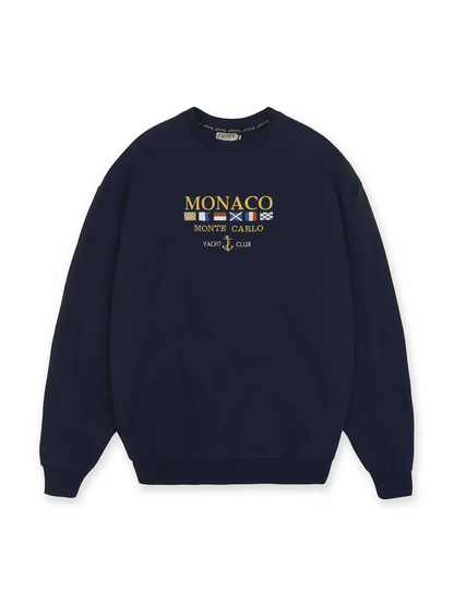The Navy Monaco Vintage Sweatshirt - Bascora