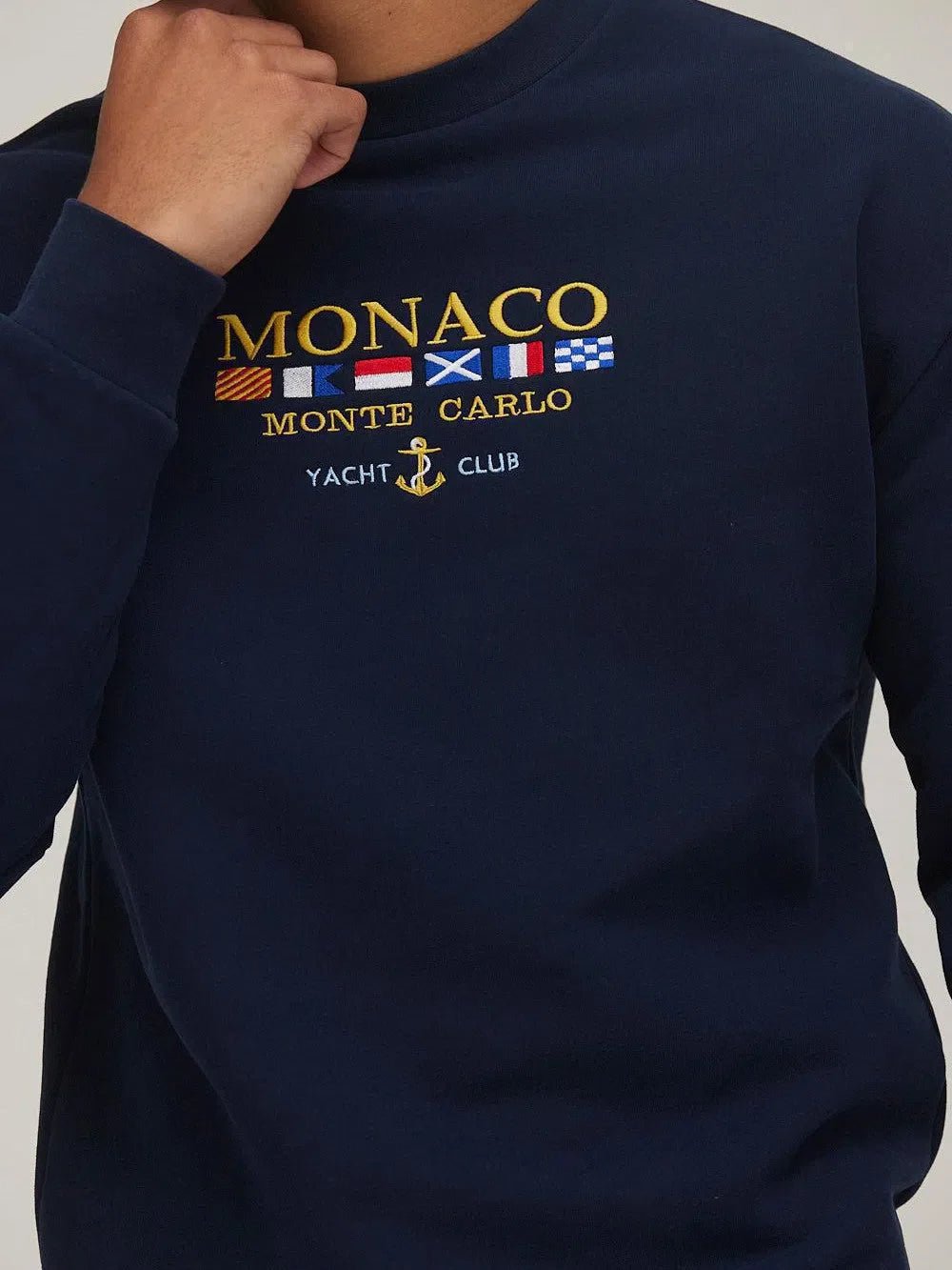 The Navy Monaco Vintage Sweatshirt - Bascora