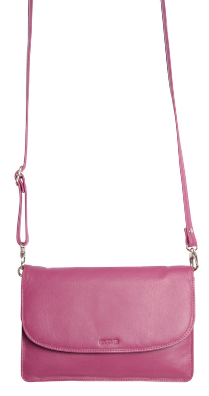 The Olivia Leather Crossbody Bag - Bascora