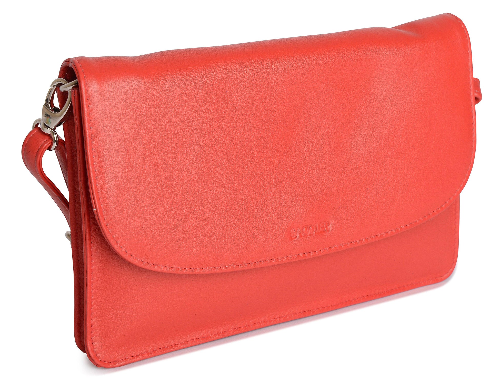 The Olivia Leather Crossbody Bag - Bascora