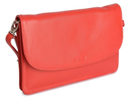 The Olivia Leather Crossbody Bag - Bascora