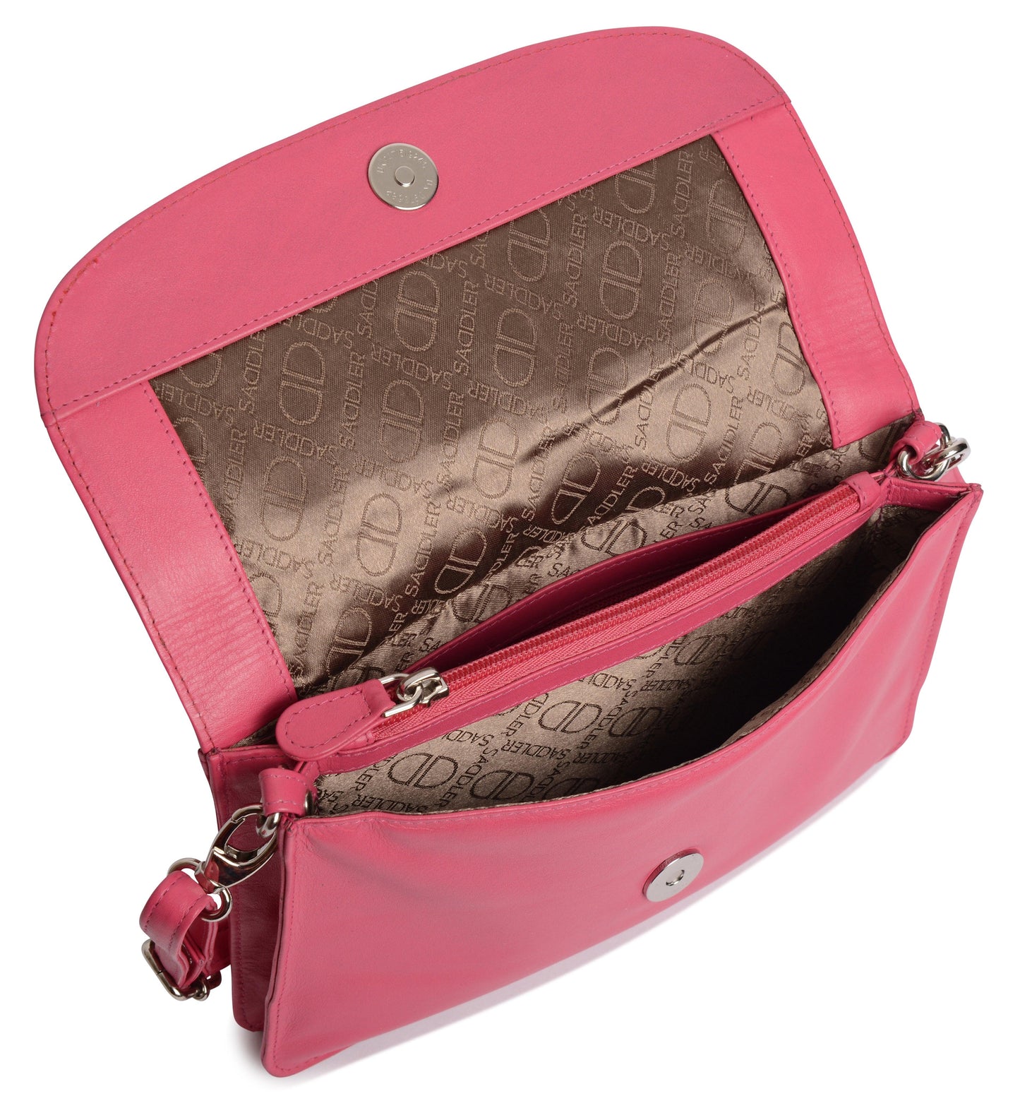 The Olivia Leather Crossbody Bag - Bascora