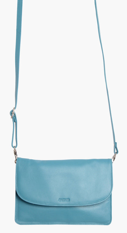 The Olivia Leather Crossbody Bag - Bascora