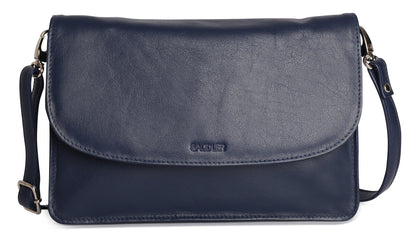 The Olivia Leather Crossbody Bag - Bascora