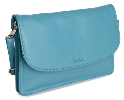 The Olivia Leather Crossbody Bag - Bascora