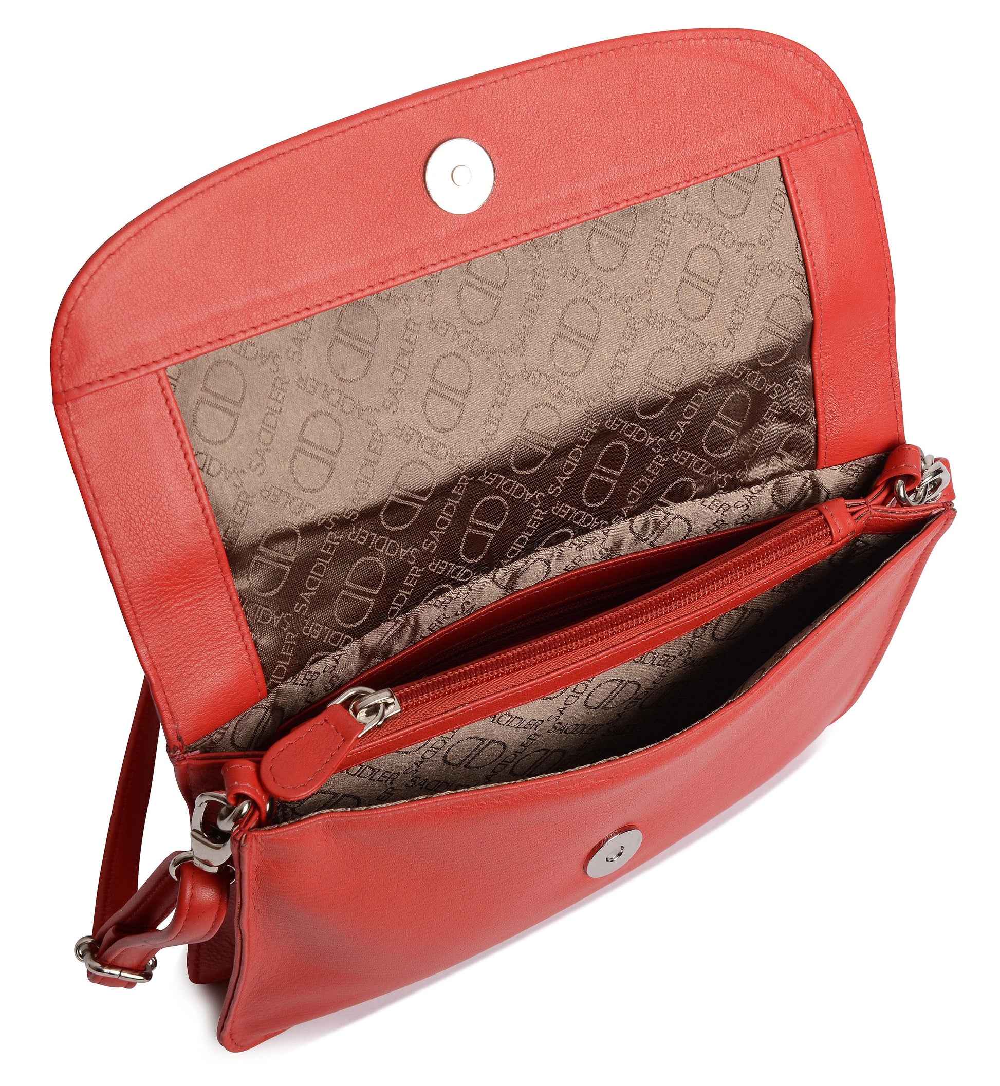 The Olivia Leather Crossbody Bag - Bascora
