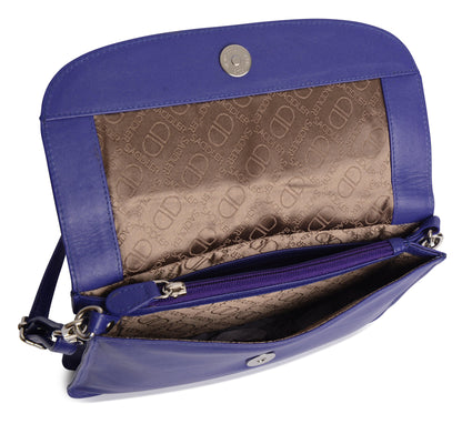 The Olivia Leather Crossbody Bag - Bascora