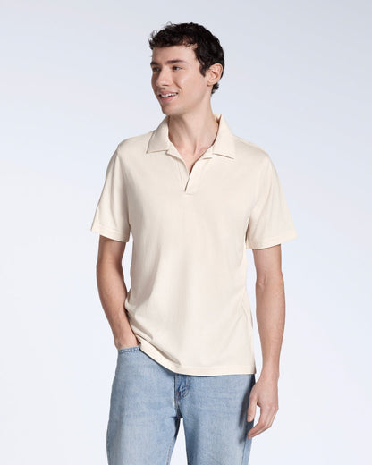 The Open Neck Polo – Organic Cotton - Bascora