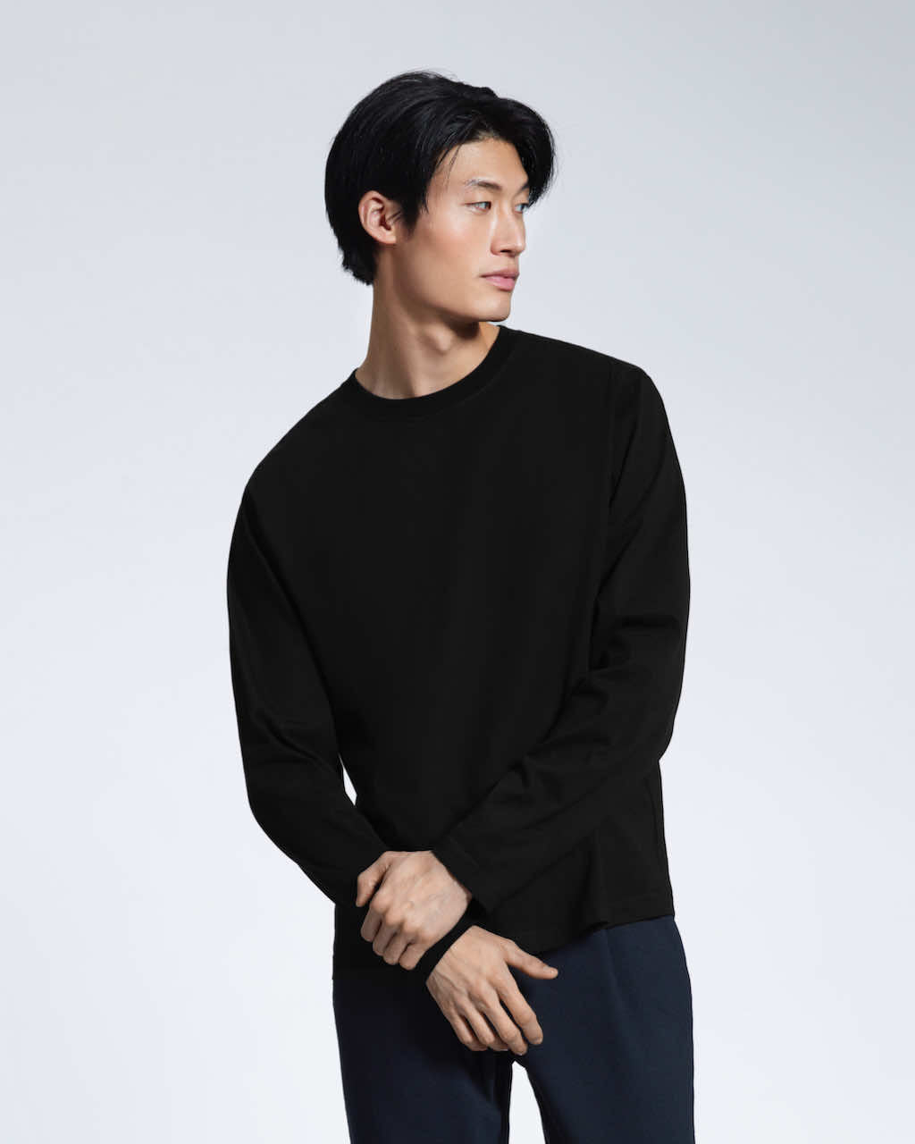 The Oversized Long Sleeve – Organic Cotton - Bascora