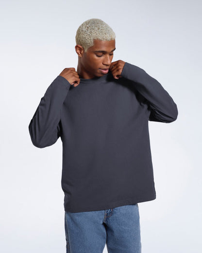 The Oversized Long Sleeve – Organic Cotton - Bascora