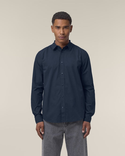 The Poplin Shirt – Men's Organic Cotton - Bascora