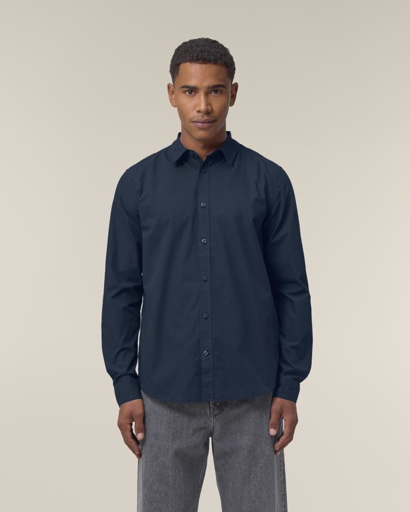 The Poplin Shirt – Men's Organic Cotton - Bascora