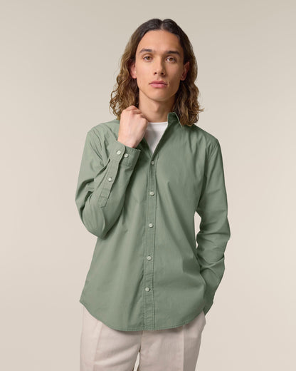 The Poplin Shirt – Men's Organic Cotton - Bascora