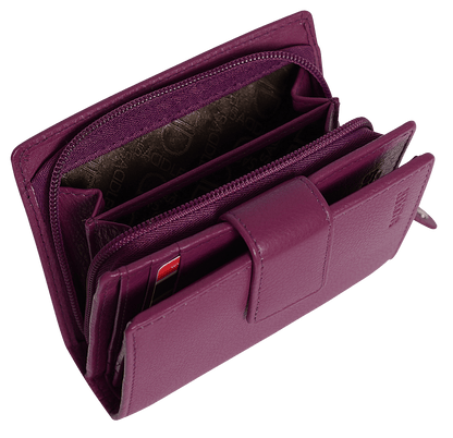 The Saddler Emily RFID Leather Wallet - Bascora