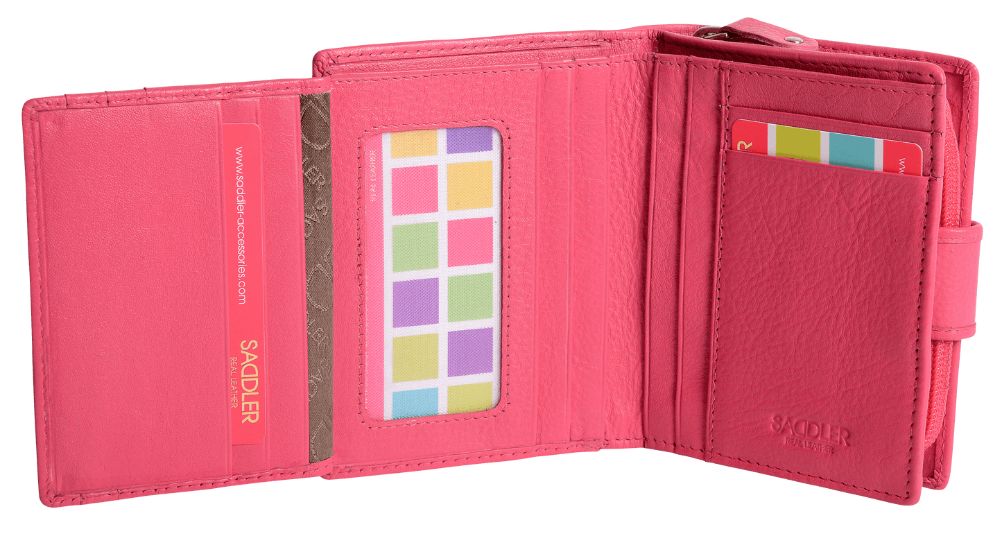 The Saddler Emily RFID Leather Wallet - Bascora