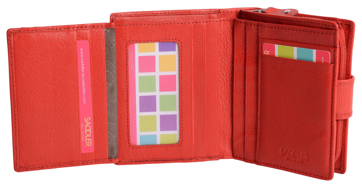 The Saddler Emily RFID Leather Wallet - Bascora