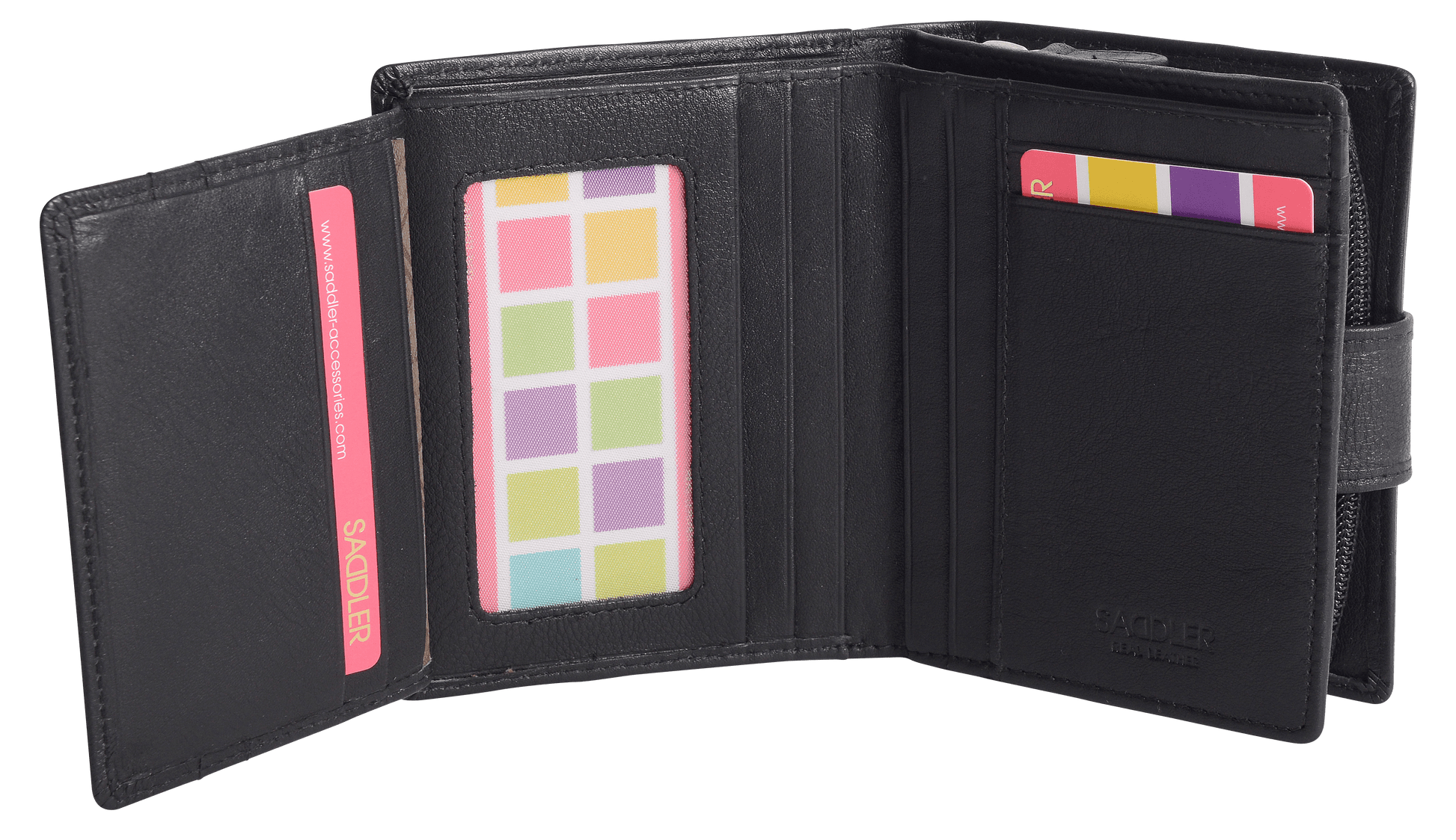 The Saddler Emily RFID Leather Wallet - Bascora