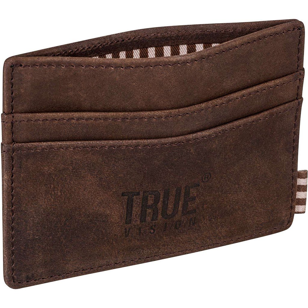 Slim Card Wallet Leather – Men's Minimal Leather Wallet brown