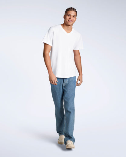 The V-Neck Tee – Men's Organic Cotton - Bascora