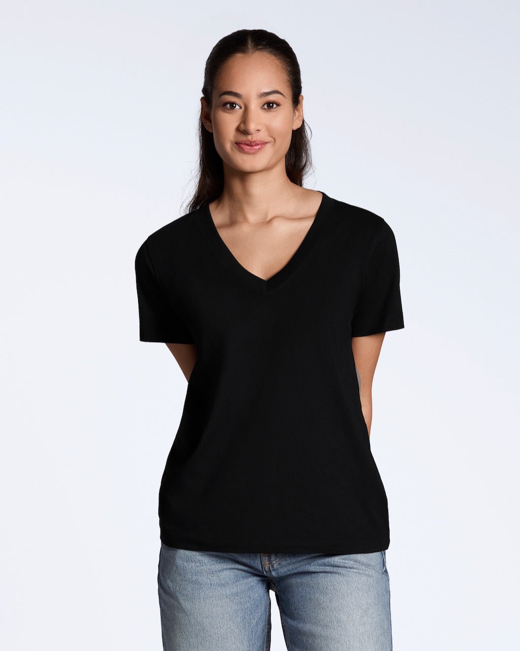 The V-Neck Tee – Organic Cotton - Bascora