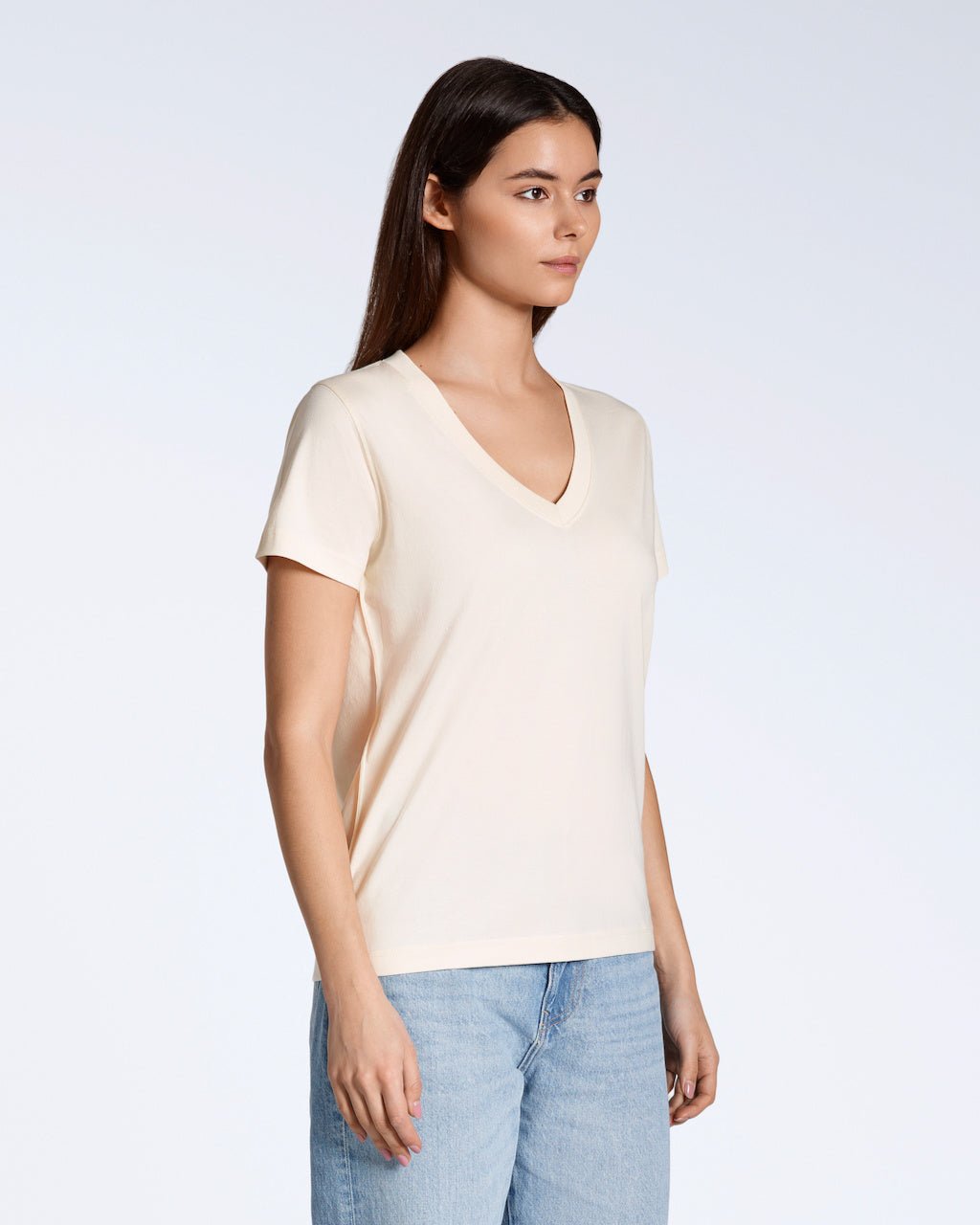 The V-Neck Tee – Organic Cotton - Bascora