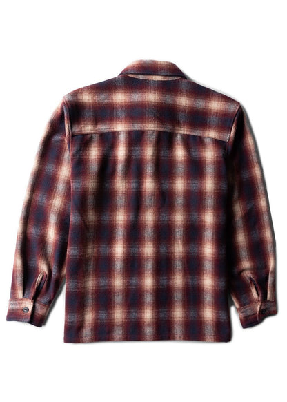 back Vissla Woody Woven Long Sleeve Shirt – Men's Surf Shirt