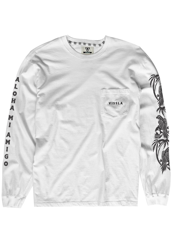 The Vissla Parrodise LS PKT Tee - Bascora