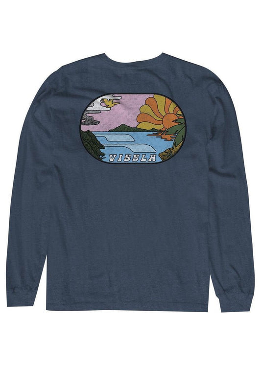 The Vissla Portals Long Sleeve Tee - Bascora