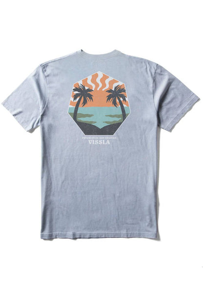 The Vissla Psychedelic Palms Tee - Bascora