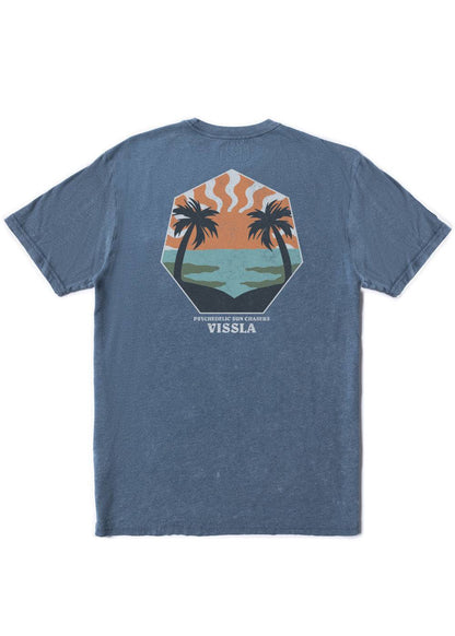 The Vissla Psychedelic Palms Tee - Bascora