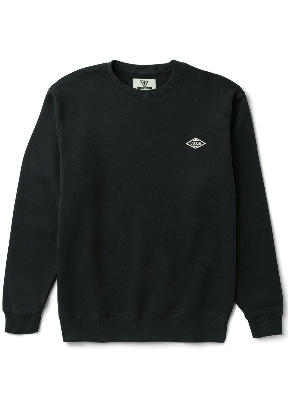 sweatshirt with a small logo on a white background
