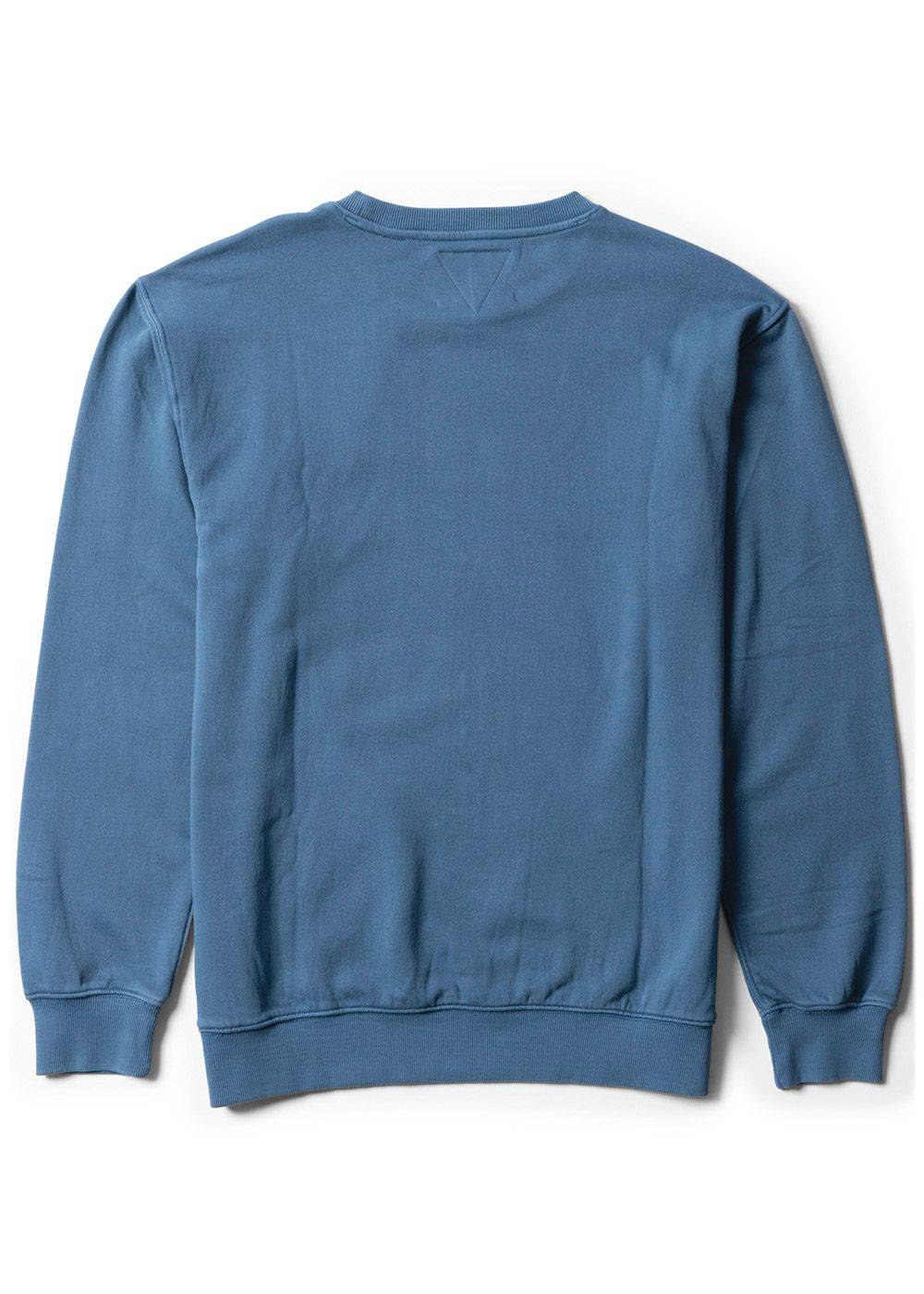sweatshirt with a small logo on a white background
