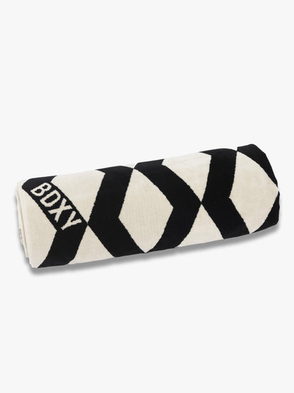 The Wrap Towel – Mirrorzag Black - Bascora