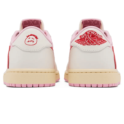 Travis Scott x Air Jordan 1 Retro Low OG 'Sail Tropical Pink' - Bascora