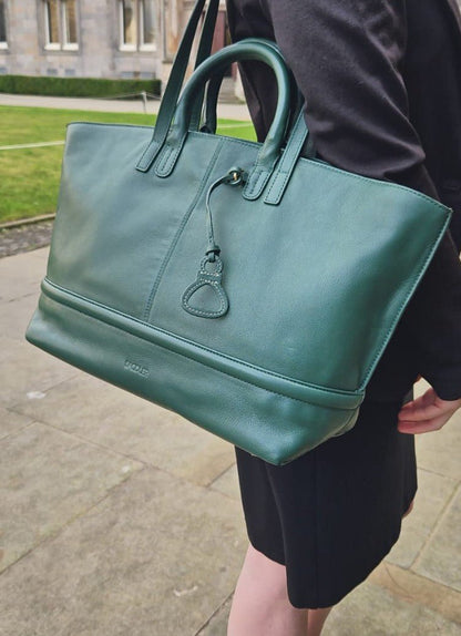 Victoria Leather Tote Bag - Bascora