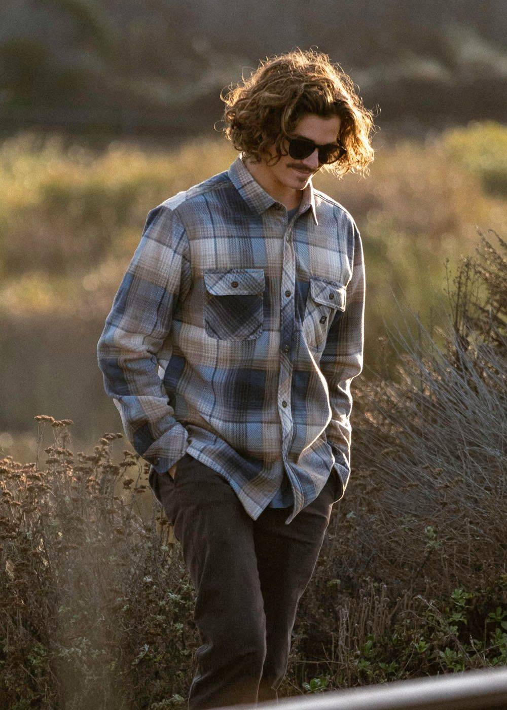 Vissla Eco-Zy Long Sleeve Polar Flannel - Bascora