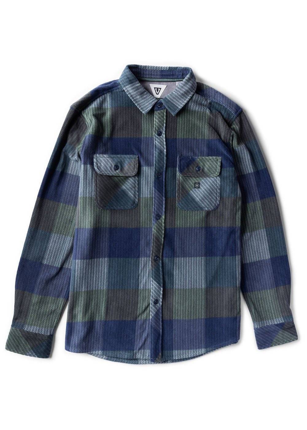 Vissla Eco-Zy Long Sleeve Polar Flannel - Bascora