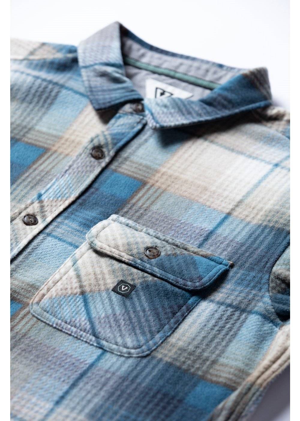 Vissla Eco-Zy Long Sleeve Polar Flannel - Bascora